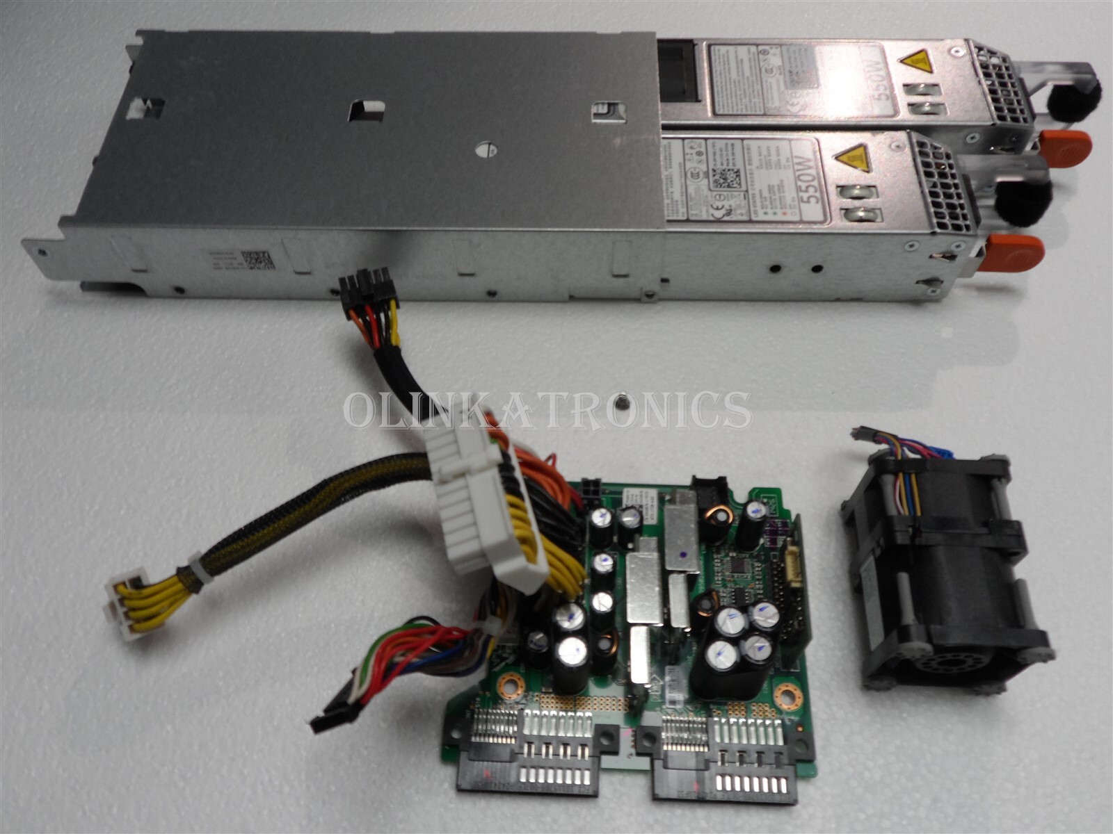 DELL DUAL HOT SWAP POWER SUPPLY 550W & DISTRIBUTION BOARD POWEREDGE SERVER R430