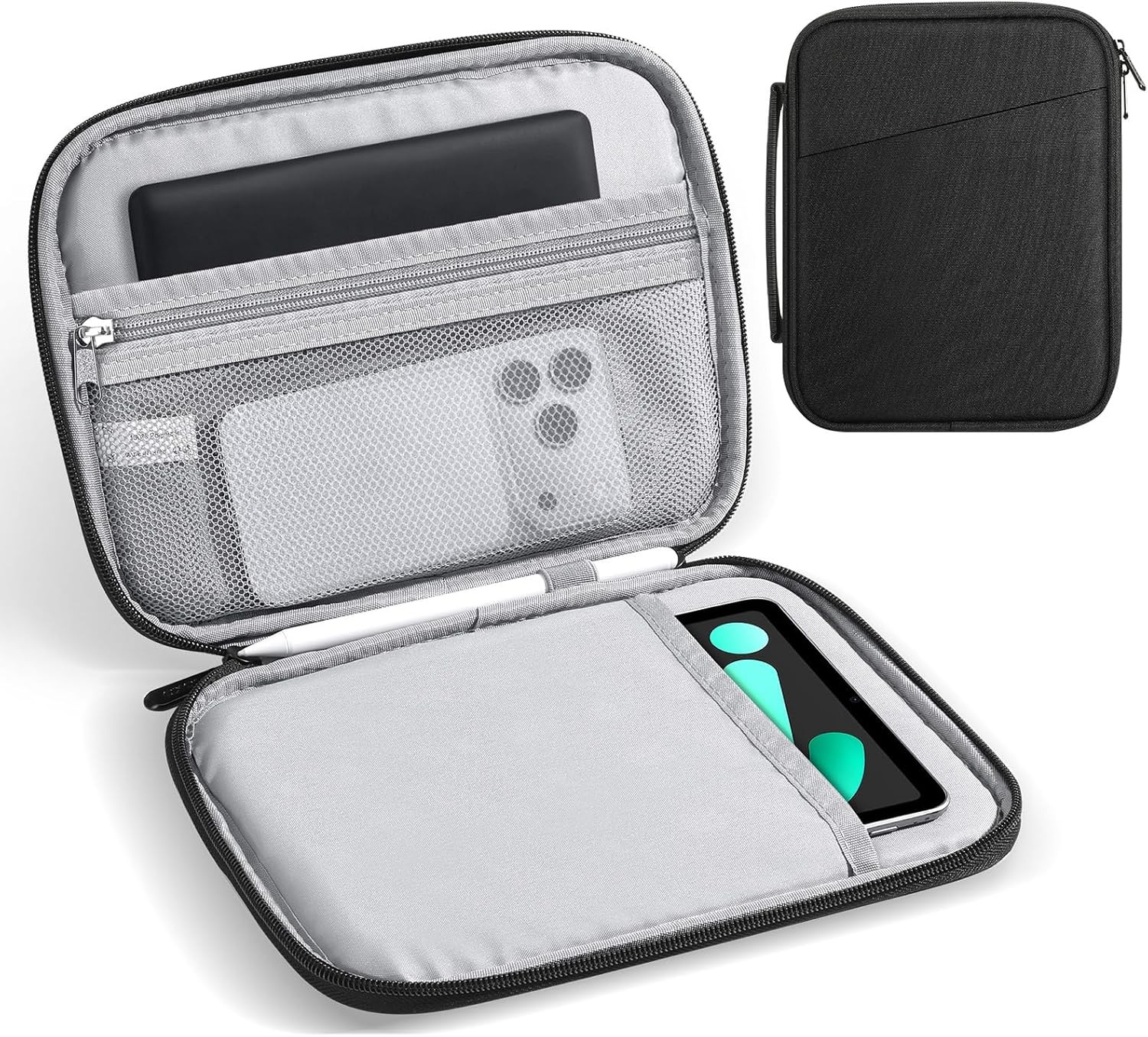 Padded Sleeve Case with Handle for 8.3" iPad mini 2024, Protective Tablet Bag