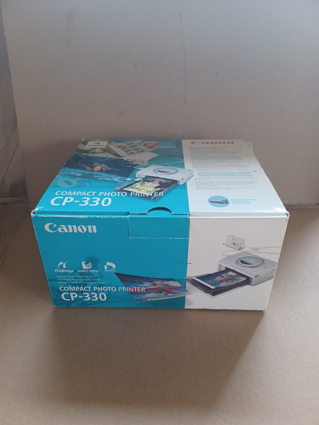 Canon CP-330 Compact Photo Printer. Fully Tested And Complete. Hardly Used.