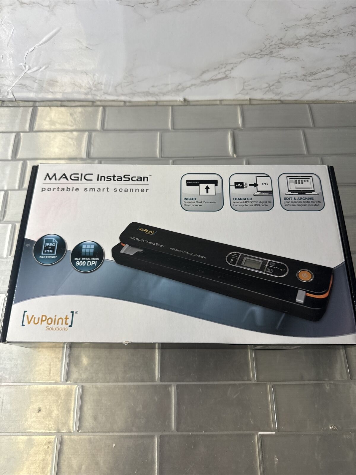 VuPoint Magic Instascan Portable Smart Scanner PDS-ST420-VP-BX2 New In Box