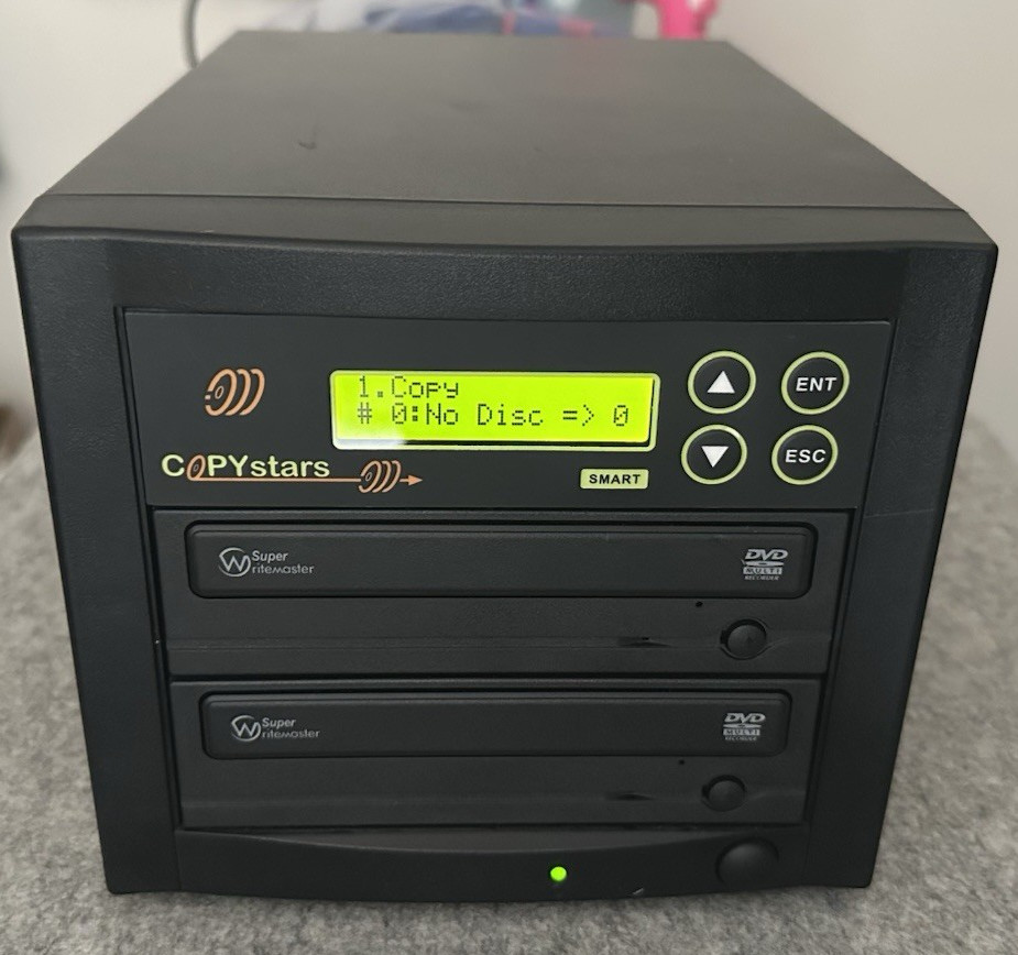 Copystars Smart 1-1 DVD CD Duplicator Copier Burner Writer Tower 