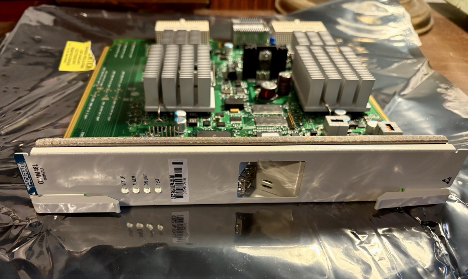 ADTRAN OPTI-6100 OMM48L 1184563L1 OC48 Optical Muxltiplexer