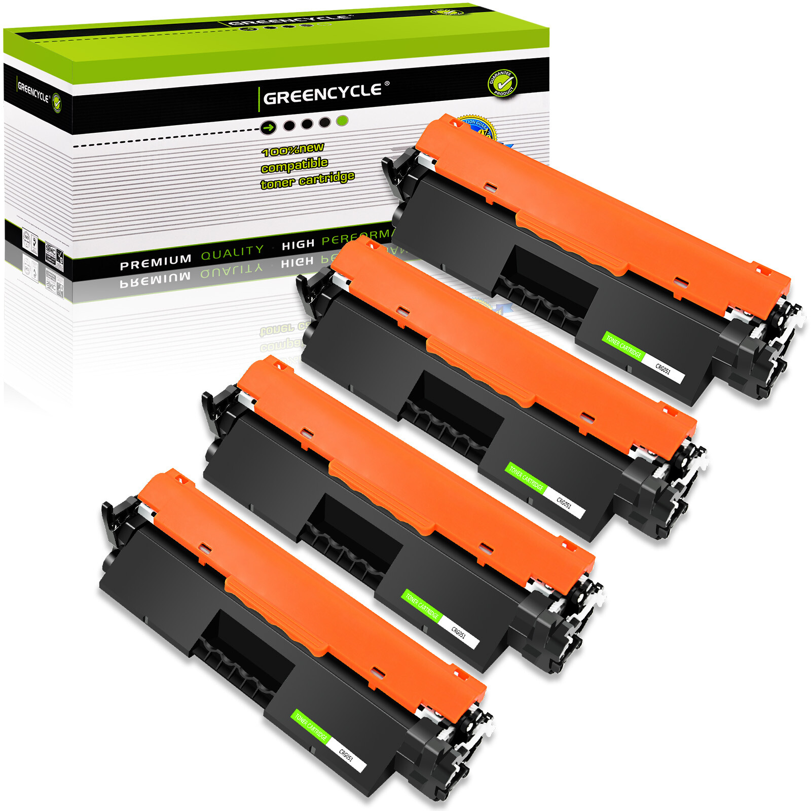 4PK CRG051H BLK Laser Toner Cartridges For Canon 051H ImageCLASS MF264dw MF269dw