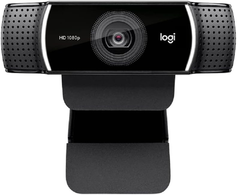 Logitech C922 Pro Stream Webcam 1080P HD 720P@60fps + Free Tripod (960-001087)