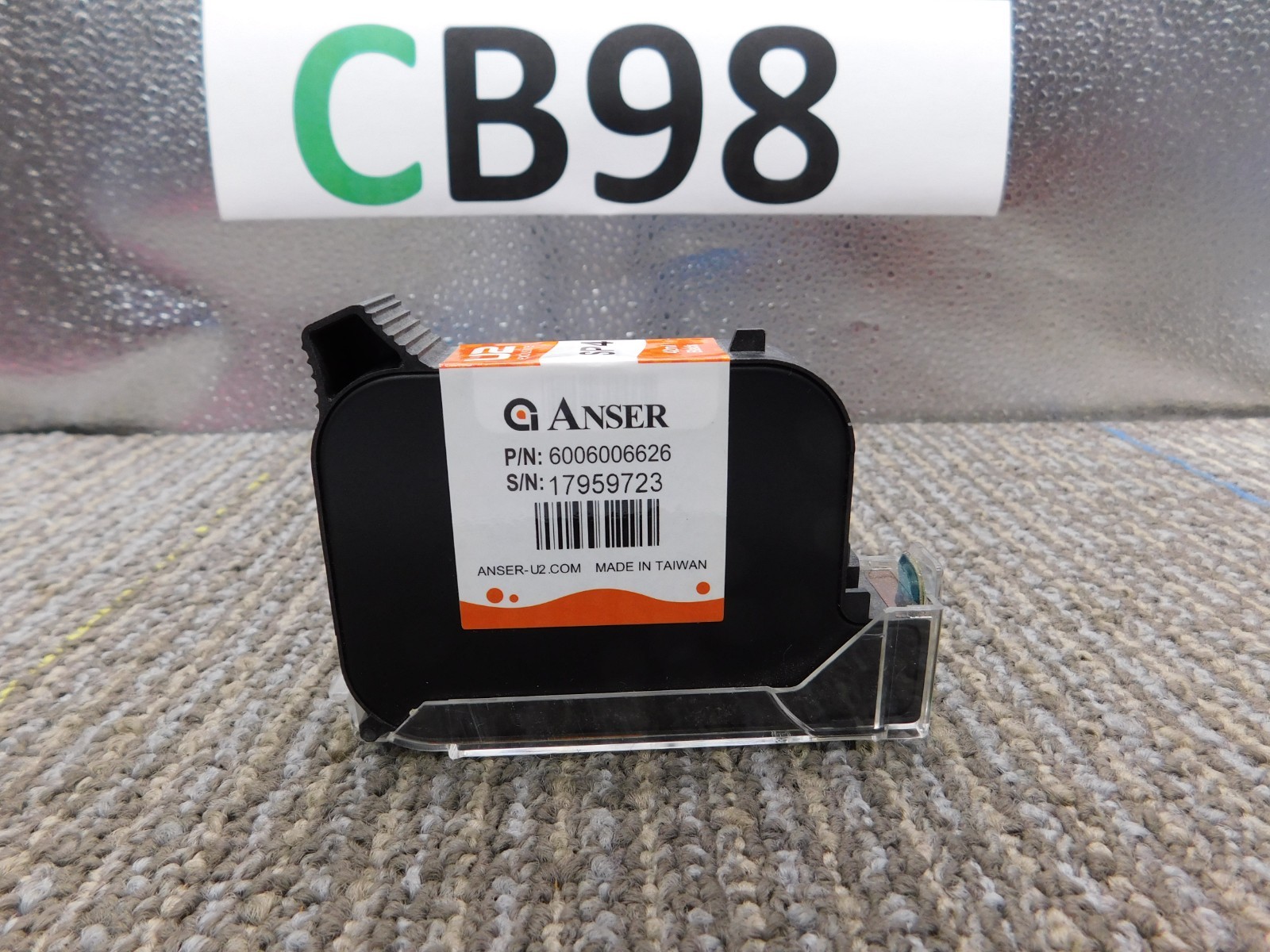 NEW Anser SP4 1" U2 Smart SmartOne Inkfinity Black Ink Printer Cartridge 42ml