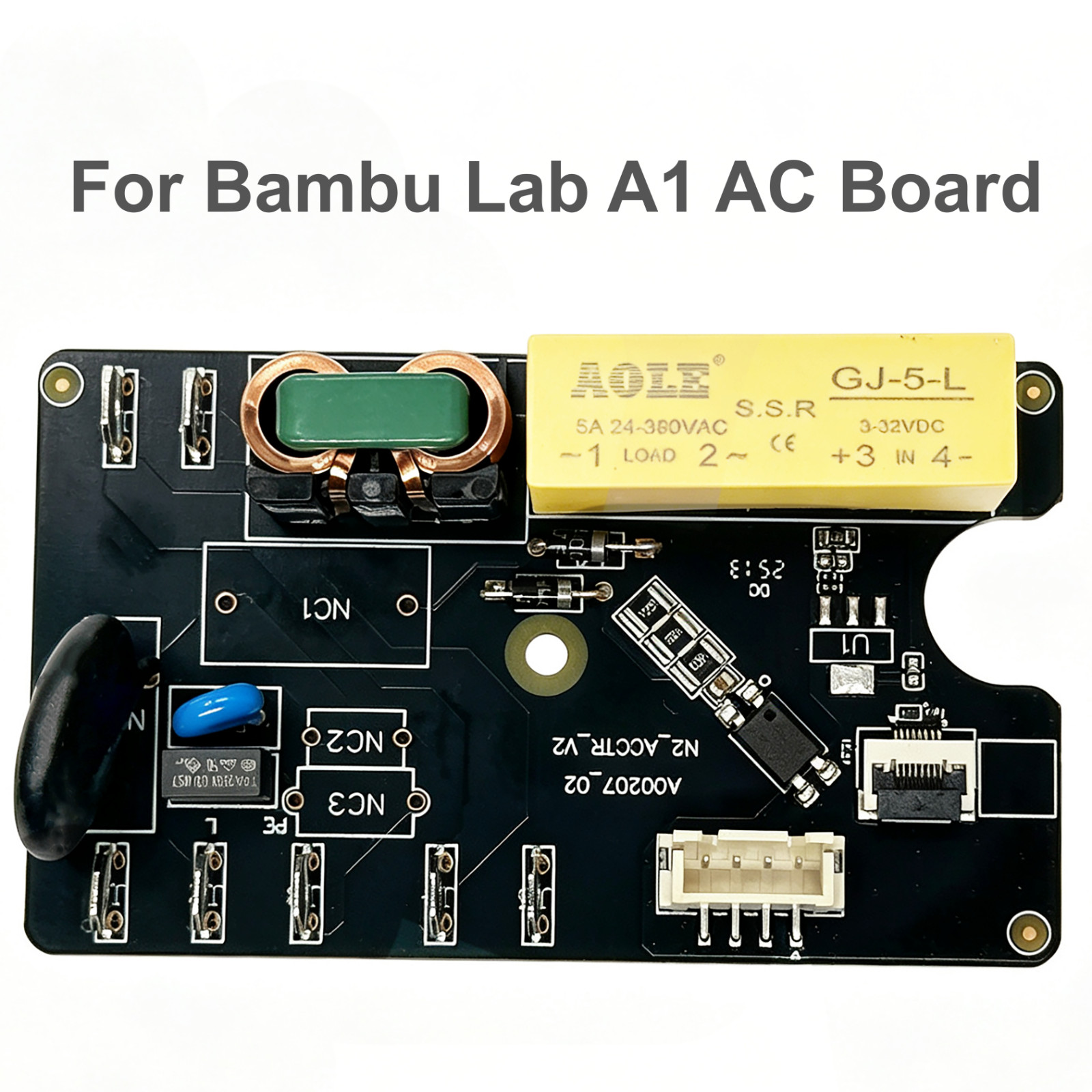 A1 Accessories AC Board - Replacement AC Power Board for Bambu Lab 3D Printer 