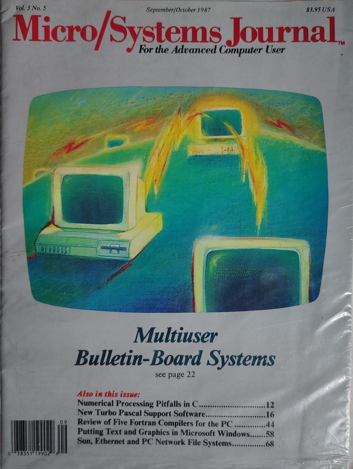 Vintage Computer Magazine MICRO SYSTEMS JOURNAL September/October 1987 SEALED