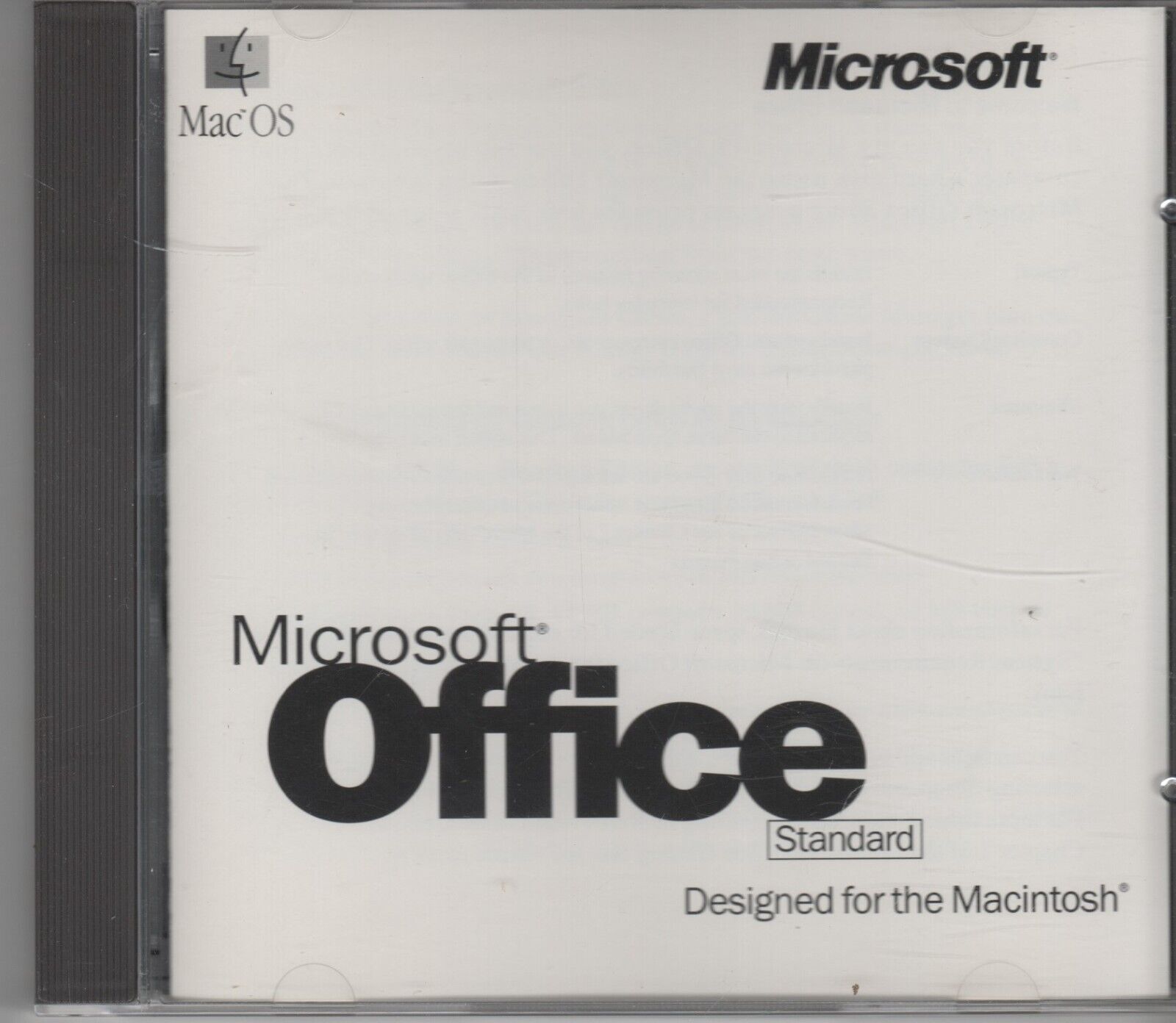 ITHistory (1995) APPLE Software: MICROSOFT OFFICE For Mac  4.2.1 (With Key)