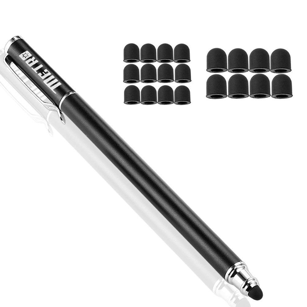 Metro Universal Capacitive 2in1 Touch Screen Stylus Pen with 20 Pcs Replaceme...