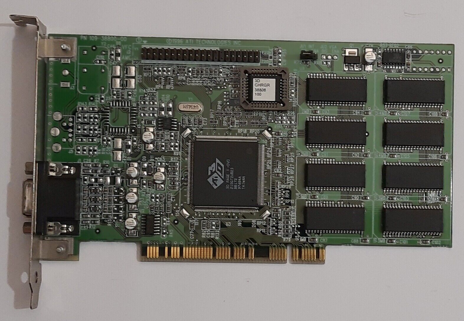 ATI 3D Charger PCI Graphics Card (Rage II + DVD, 4MB, Retro, 1997)