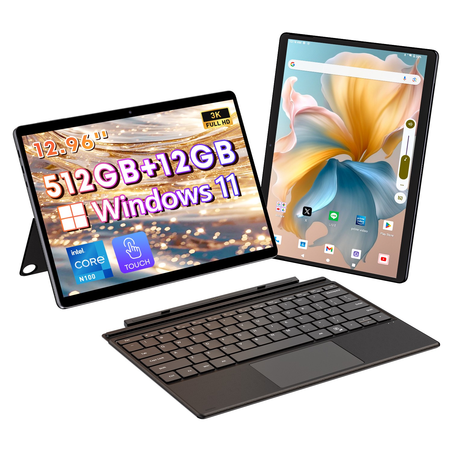 CHUWI 12.96 inch Hi10 Max 2 in 1 Set Windows 11 TABLET/LAPTOP 12GB+512GB
