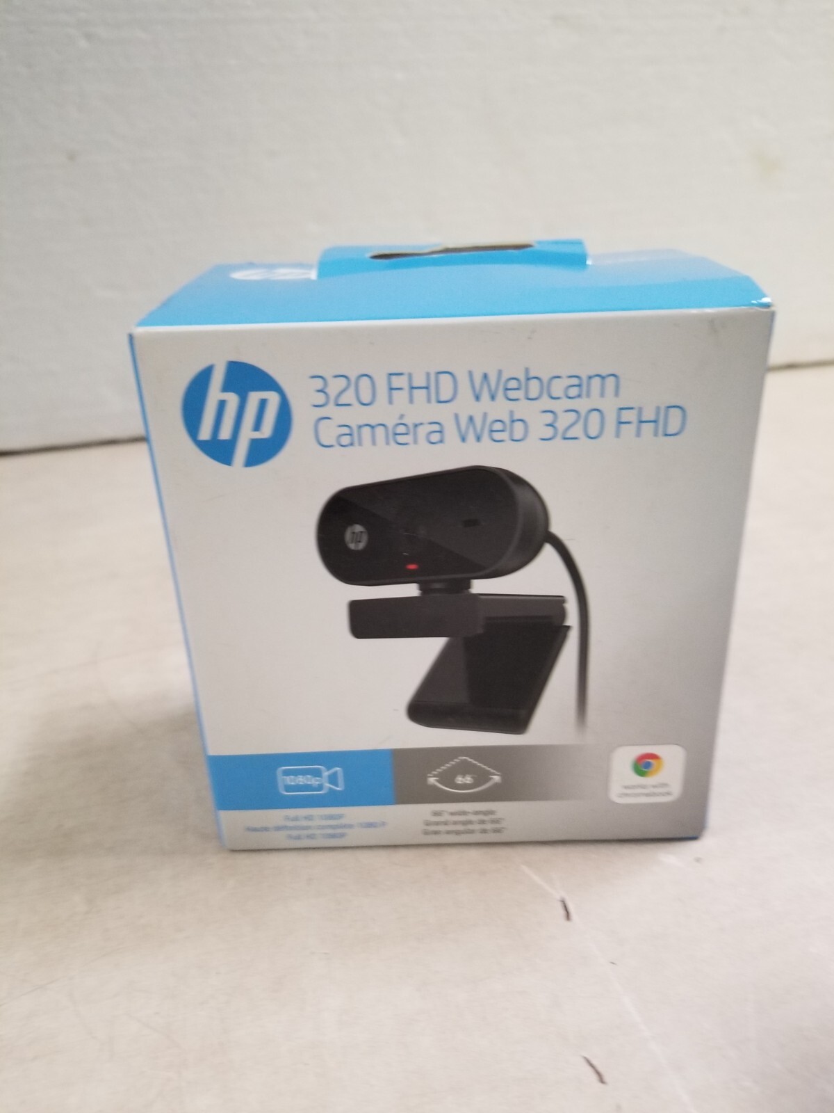 HP 320 FHD 1080p Webcam 2 Megapixels Black (53X26AA#ABL)