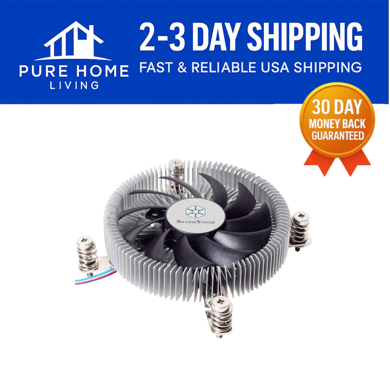High-Performance SST-NT07-115X CPU Cooler with Low Noise and Easy Installation