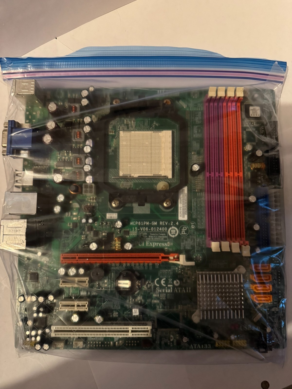 Ultra-Rare eMachines MCP61PM-GM REV 2.4 Motherboard – Maxed-Out OEM AM2 Board