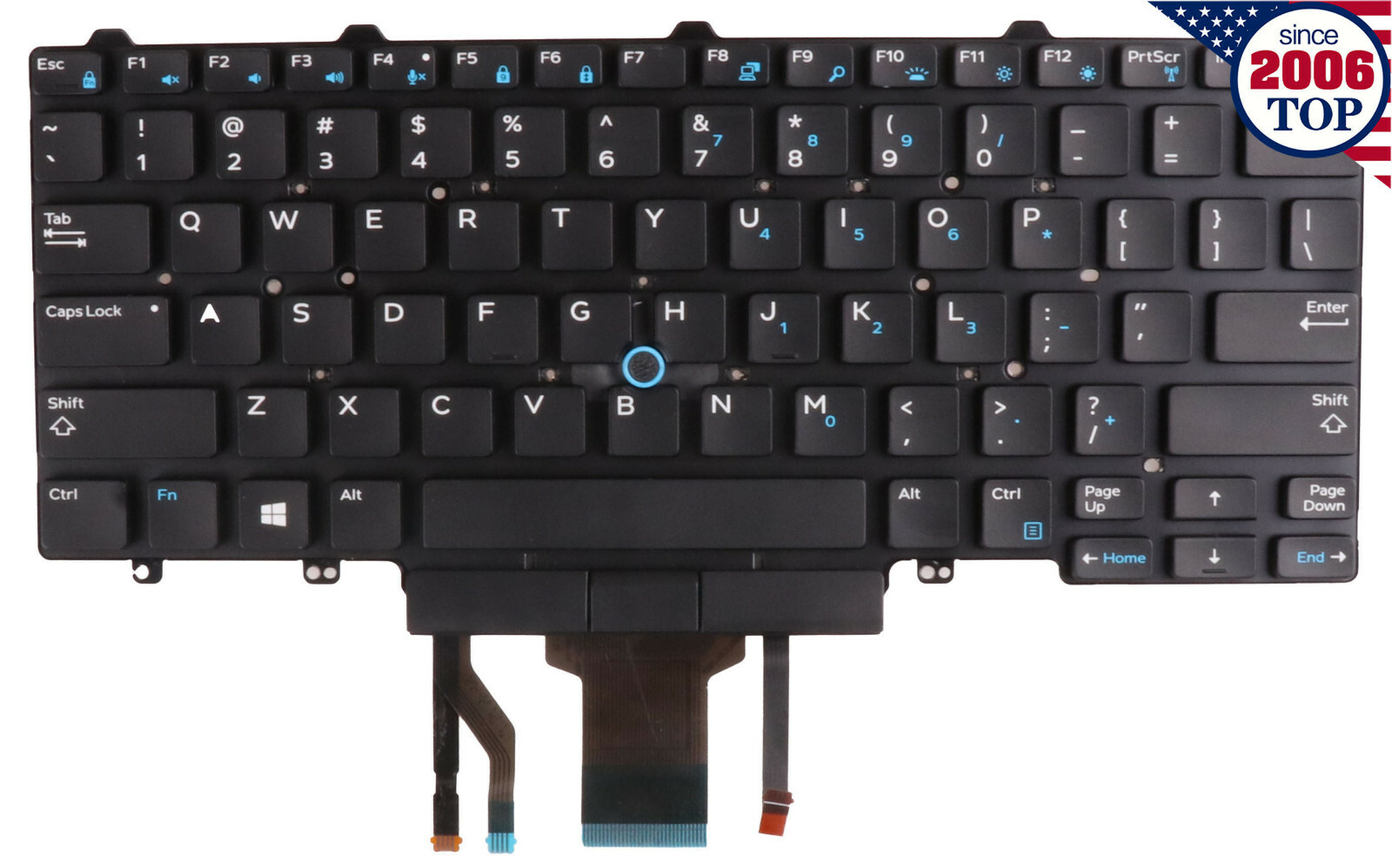 US Keyboard Backlit for Dell Latitude E7450 E5450 E5470 E7470 E7480 P40G 0D19TR