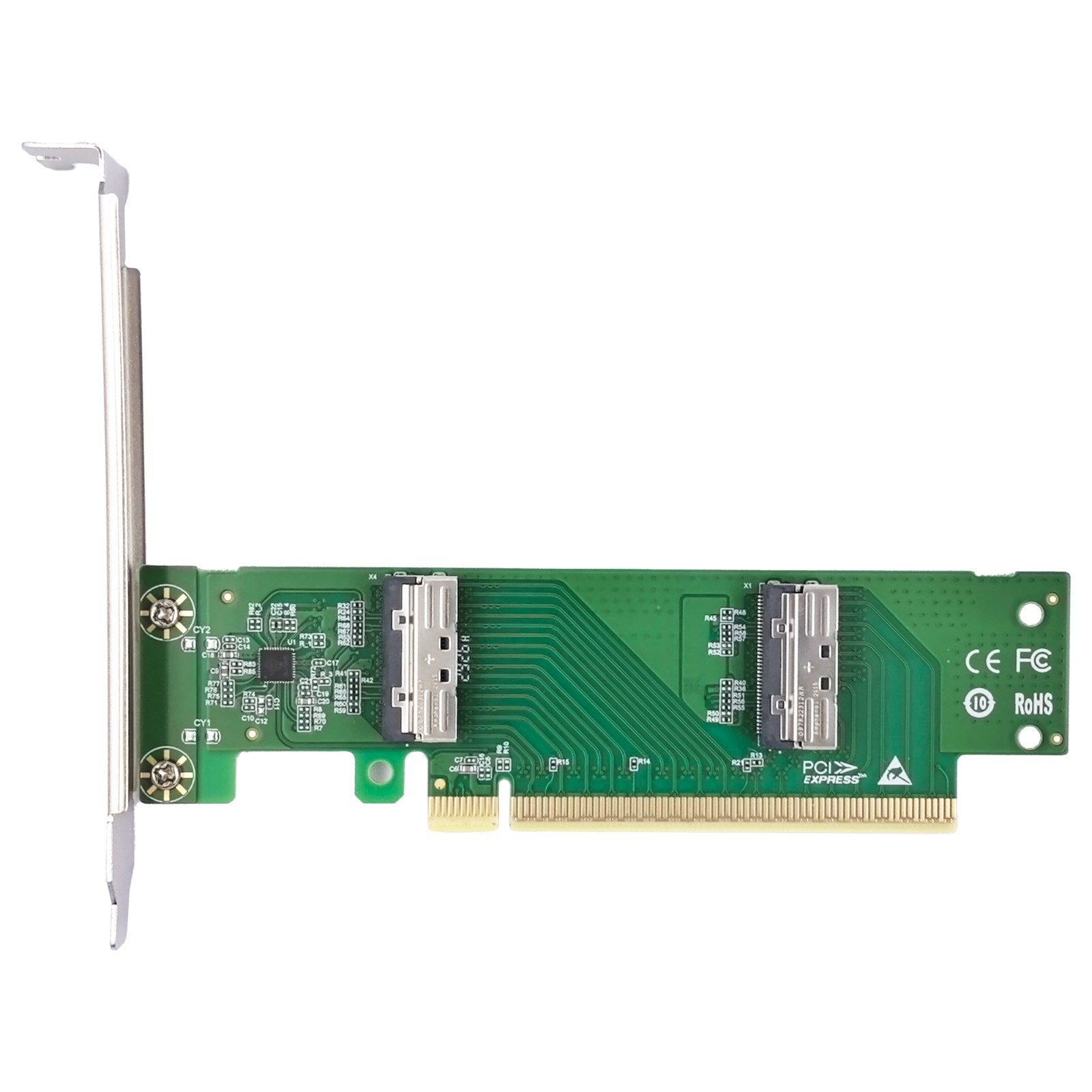 PCIe5.0 x16 to Two MCIO 8i Adapter XIC PE5160H-4IL  shinreal