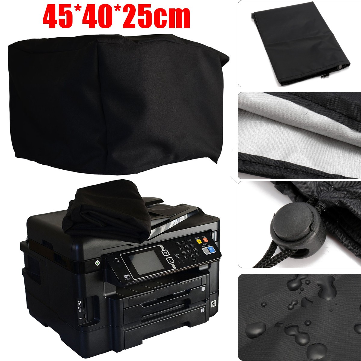 20x18x12'' Universal Printer Dust Waterproof Cover Oxford Fabric Antistatic