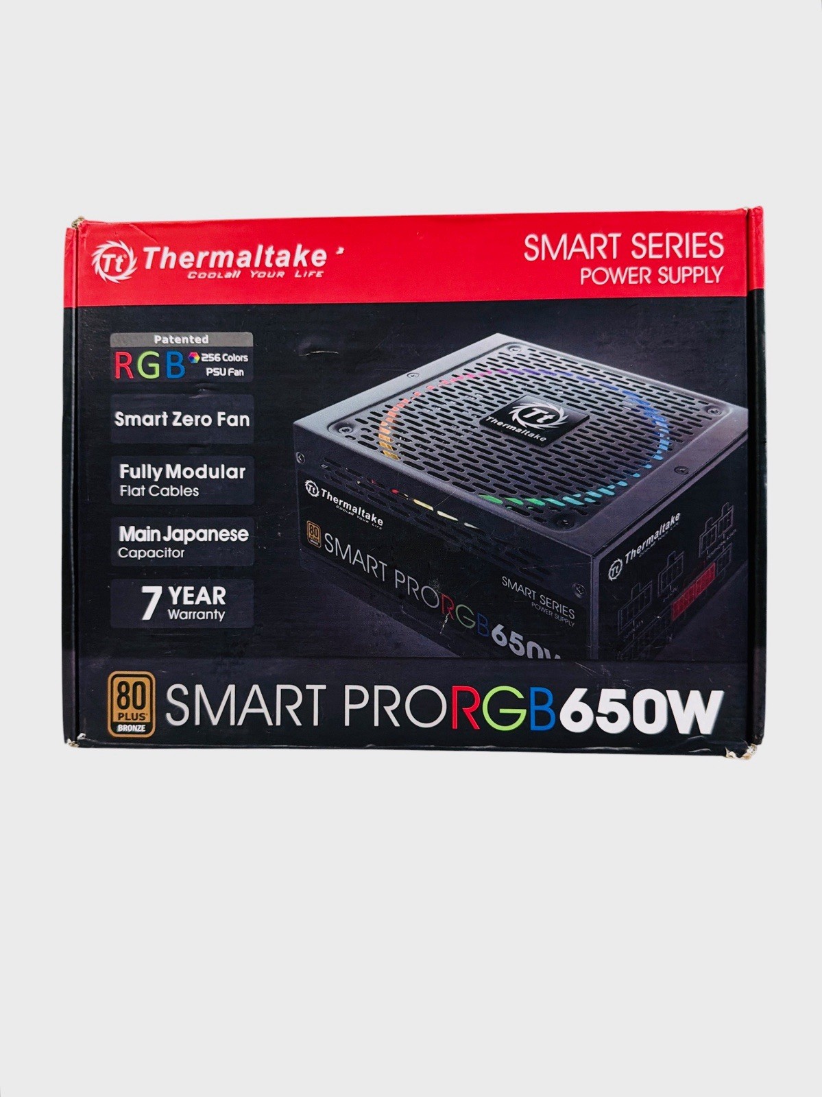 Thermaltake Smart Pro RGB 650W 80+ Bronze Fully Modular PSU Open Box