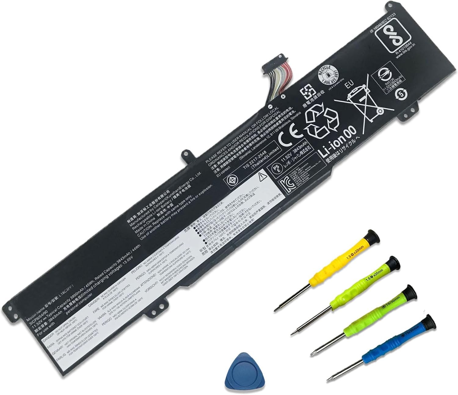 L18C3PF1 L18M3PF1 Laptop Battery Replacement for Lenovo Ideapad L340 15IRH L340
