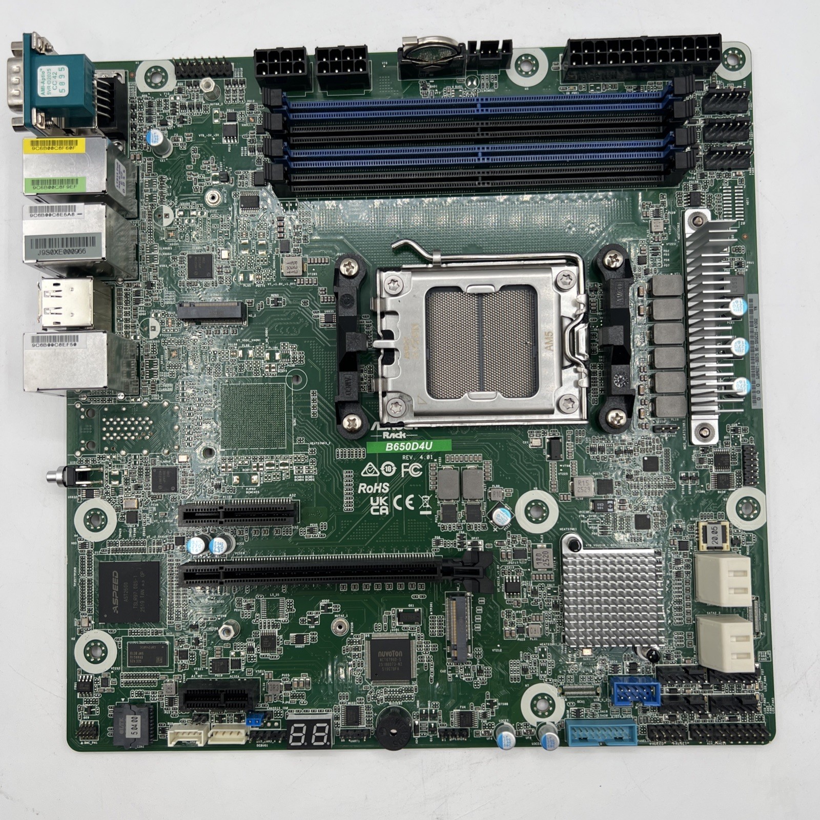 AsRock Rack B650D4U Micro-ATX Server Motherboard - For Parts