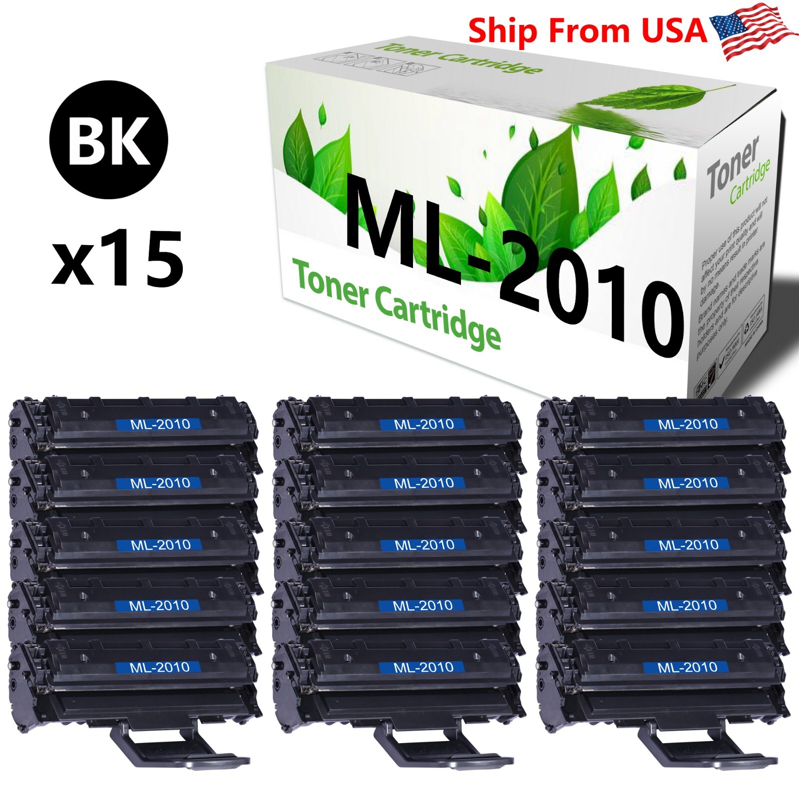 15PK ML-2010 Toner Cartridge for ML-2010 2010D3 Printer