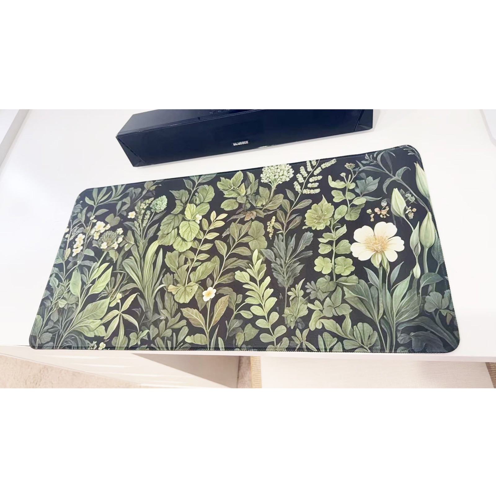 23.6"x11.5" Botanical Floral Large Gaming Mouse Pad Non-Slip Desk Keyboard Mat