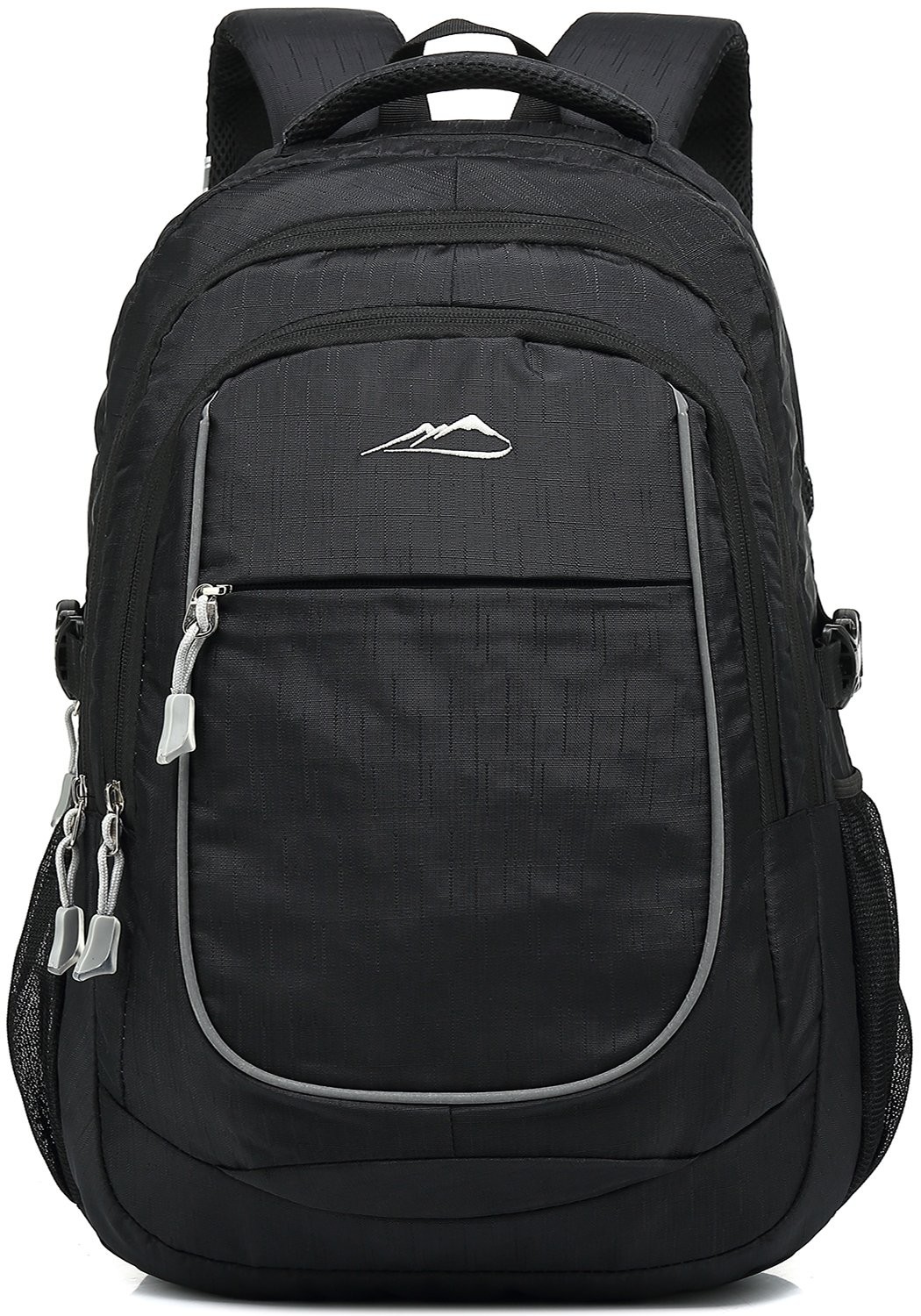 ProEtrade Backpack Bookbag for College Sturdy Travel 15.6 Inch, Black