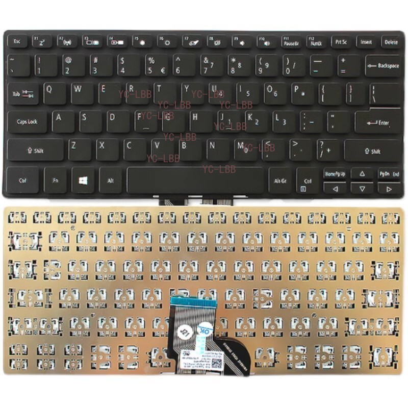 New US Keyboard for Acer Spin1 SP111-32N SP111-34N N17H2 SP111-33 No Backlit