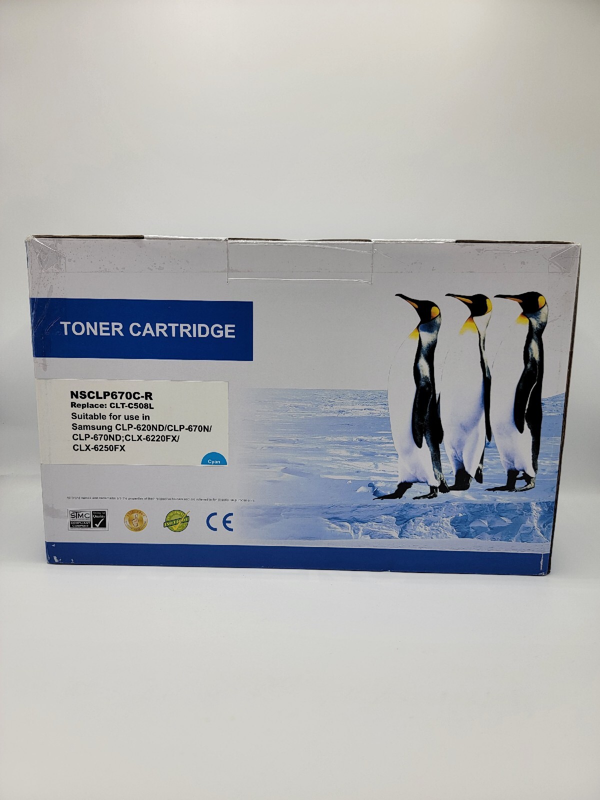 CYAN TONER CARTRIDGE for SAMSUNG CLT-C508L CLTC508L CLP-620ND CLP-670ND CLX-6220