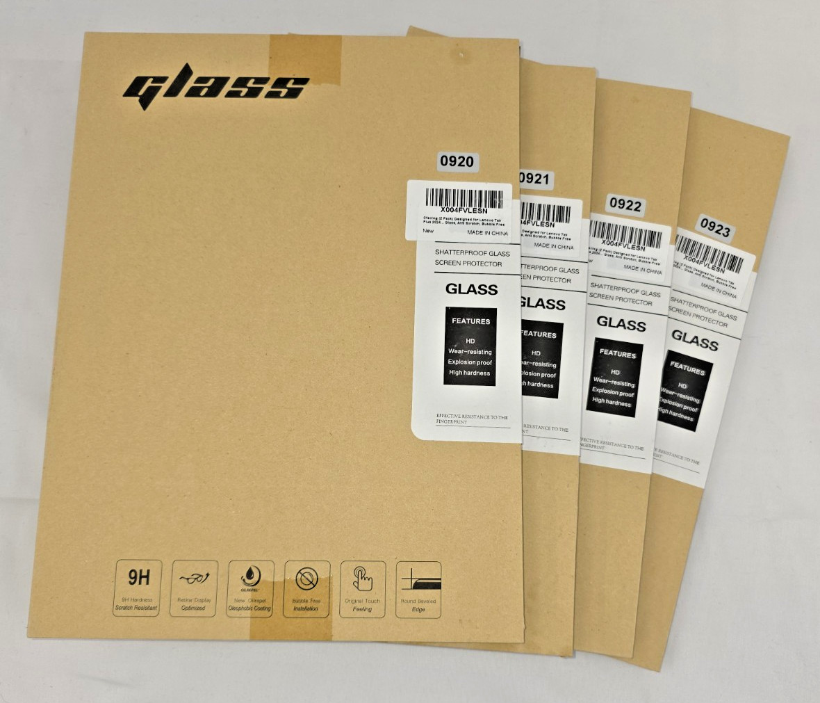 4x 2-Pack Tempered Glass Screen Protectors For Lenovo Tab Plus 2024 Fast US Ship
