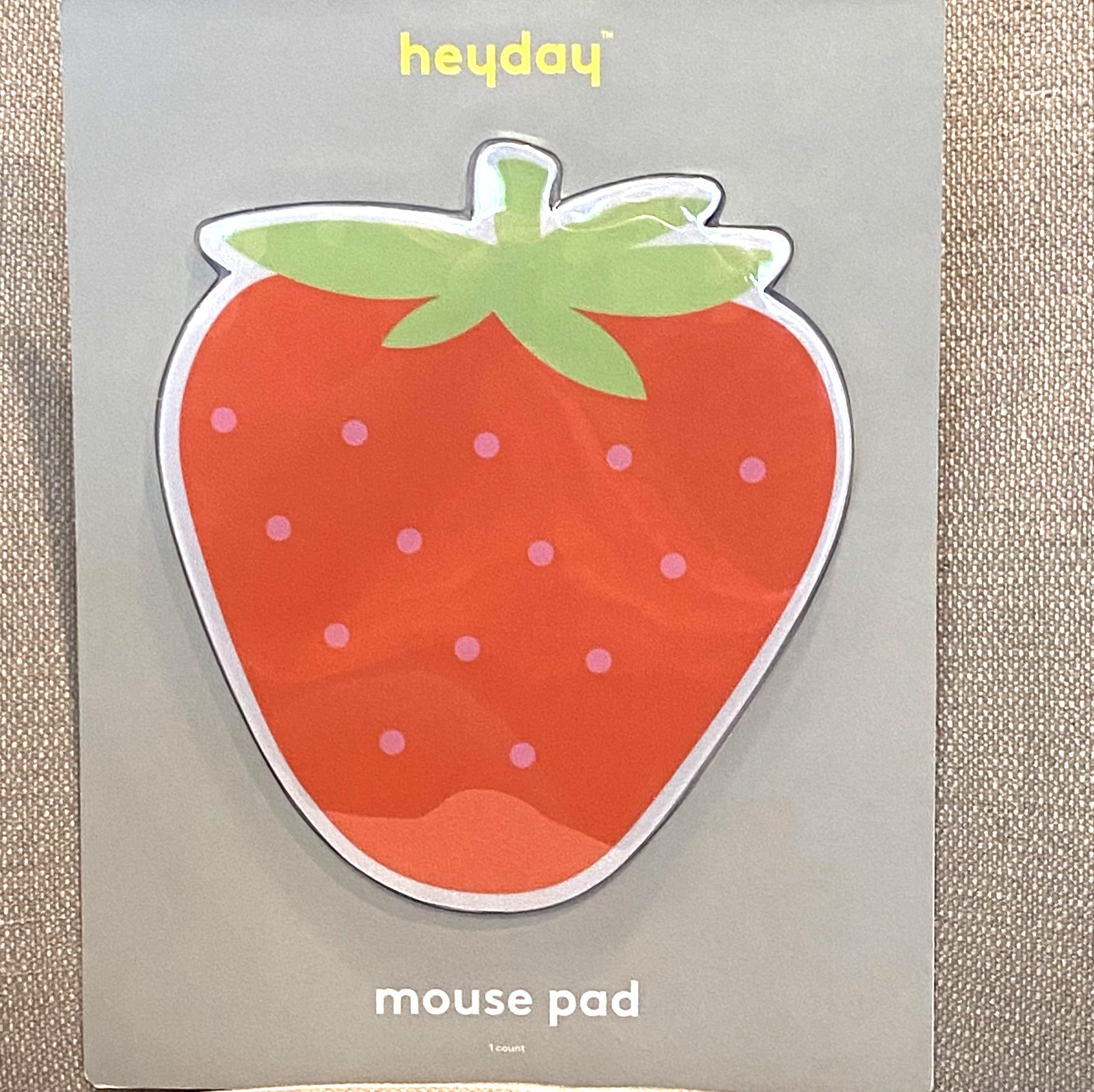 Heyday Strawberry Fruit Mouse Pad Colorful Desk Accessory NEW