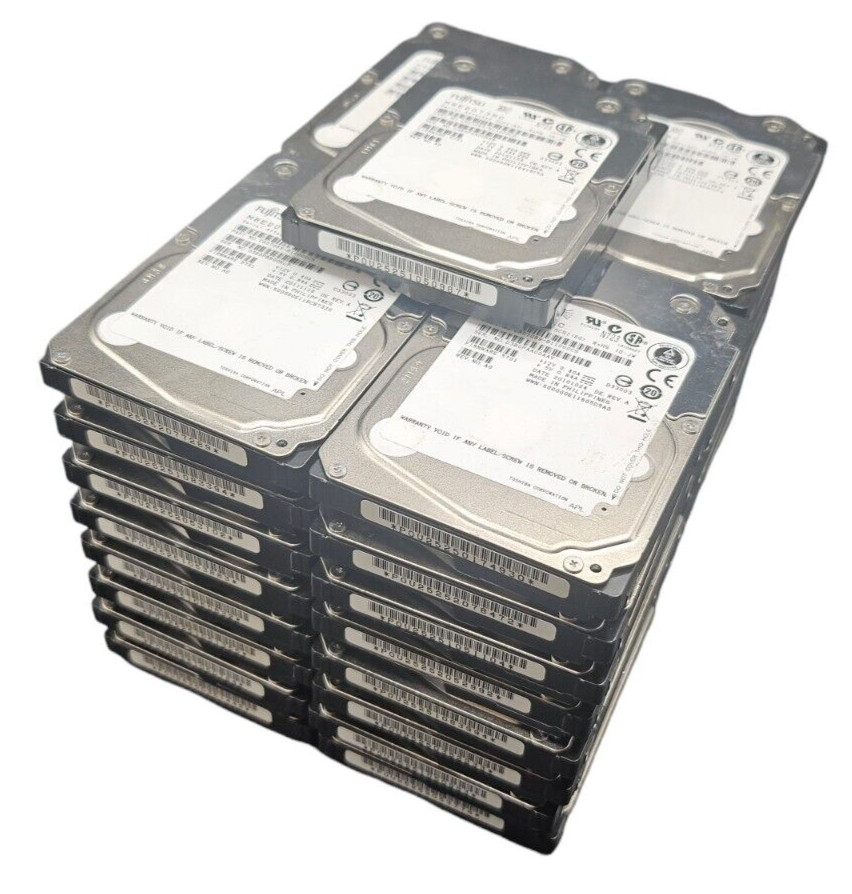 Lot of 33 - Fujitsu MBE2073RC CA07069-B100 FW:0103 REV.A0 73gb SAS 2.5" HDD