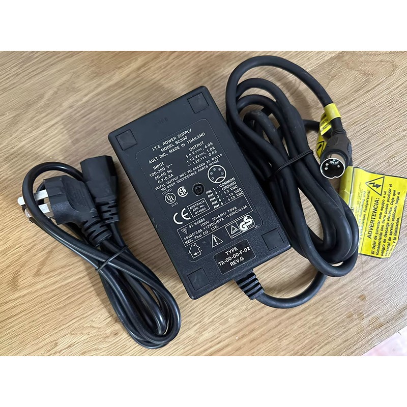 5V4A +12V1A -12V0.6A Charger 5-Pin For I.T.E. SC300 1PC New Power Supply Adapter