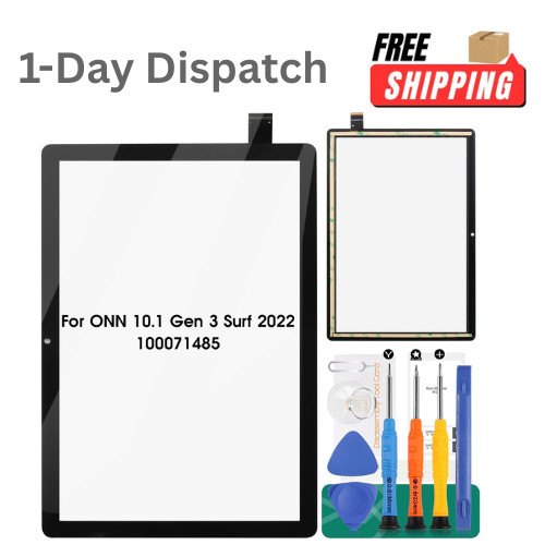 ONN 10.1" Gen 3 Surf 2022 100071485 Touch Screen Digitizer Replacement