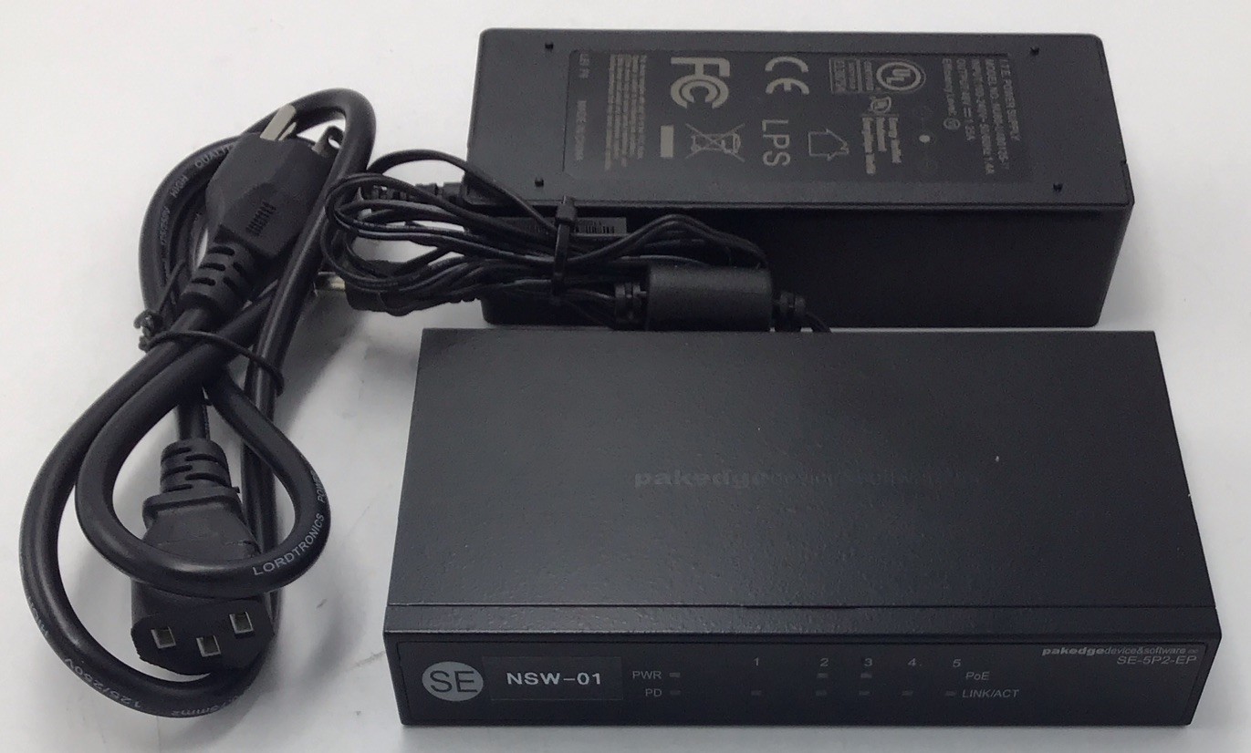 Pakedge Device & Sofware Inc. SE-5P2-EP 5 Port Unmanaged Gigabit PoE Switch L702