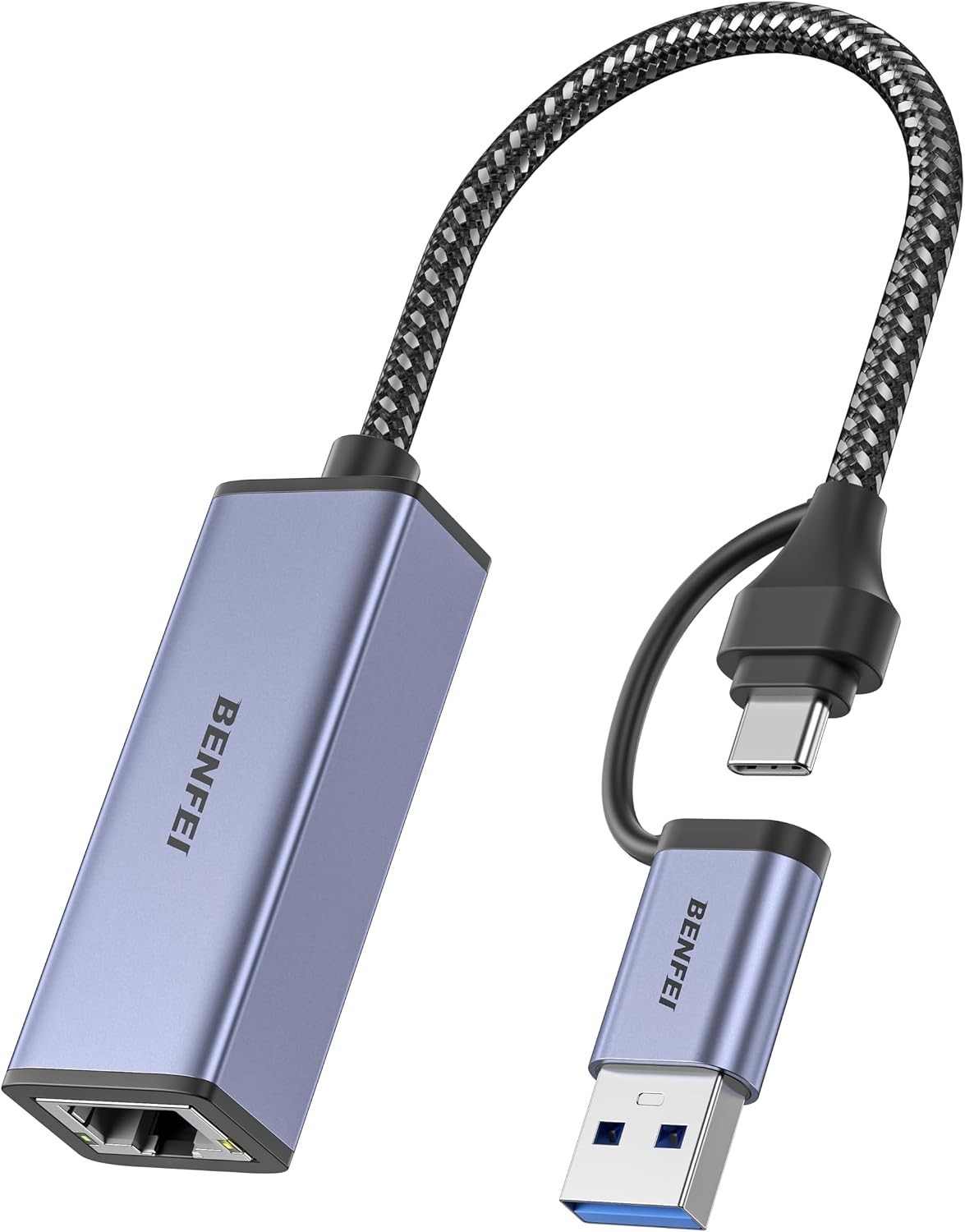 Versatile USB C to Ethernet Adapter - 1 Pack for Fast and Reliable Networking