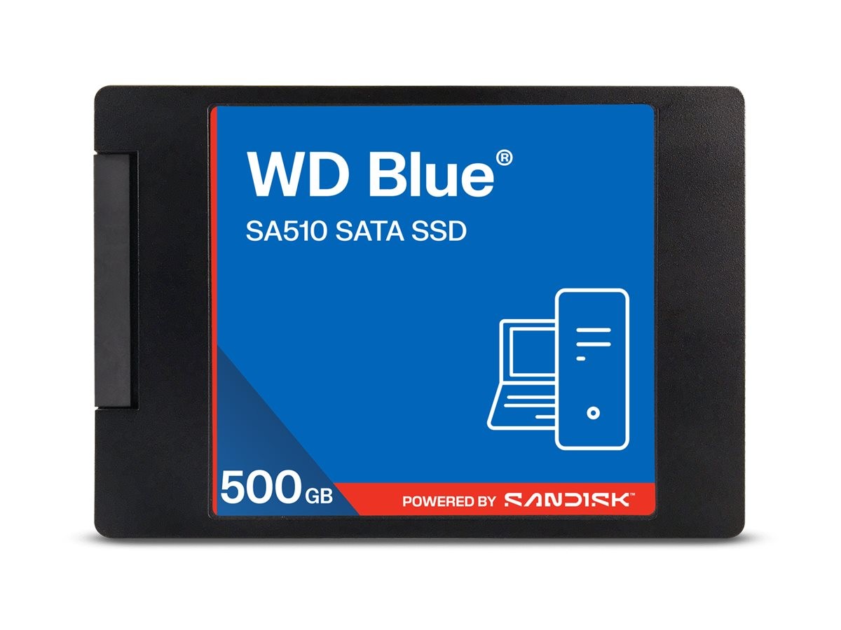 SanDisk WD Blue SA510 SSD 2.5" SATA SSD Blue SATA 500GB 2.5 WDS500G5B0A-00LMP0