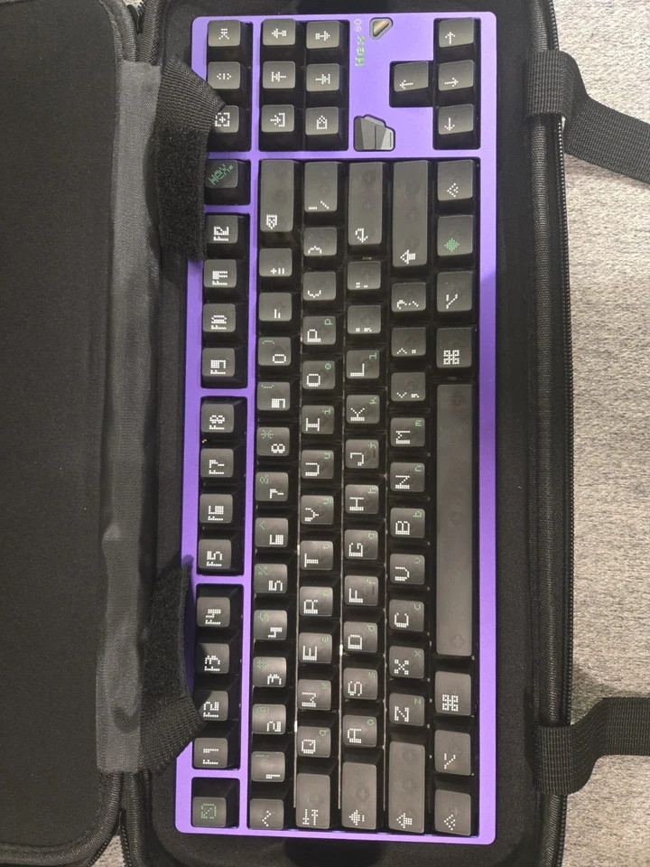 ATK x QK Hex80 TKL Magnetic Switch Keyboard Hall Effect - Purple