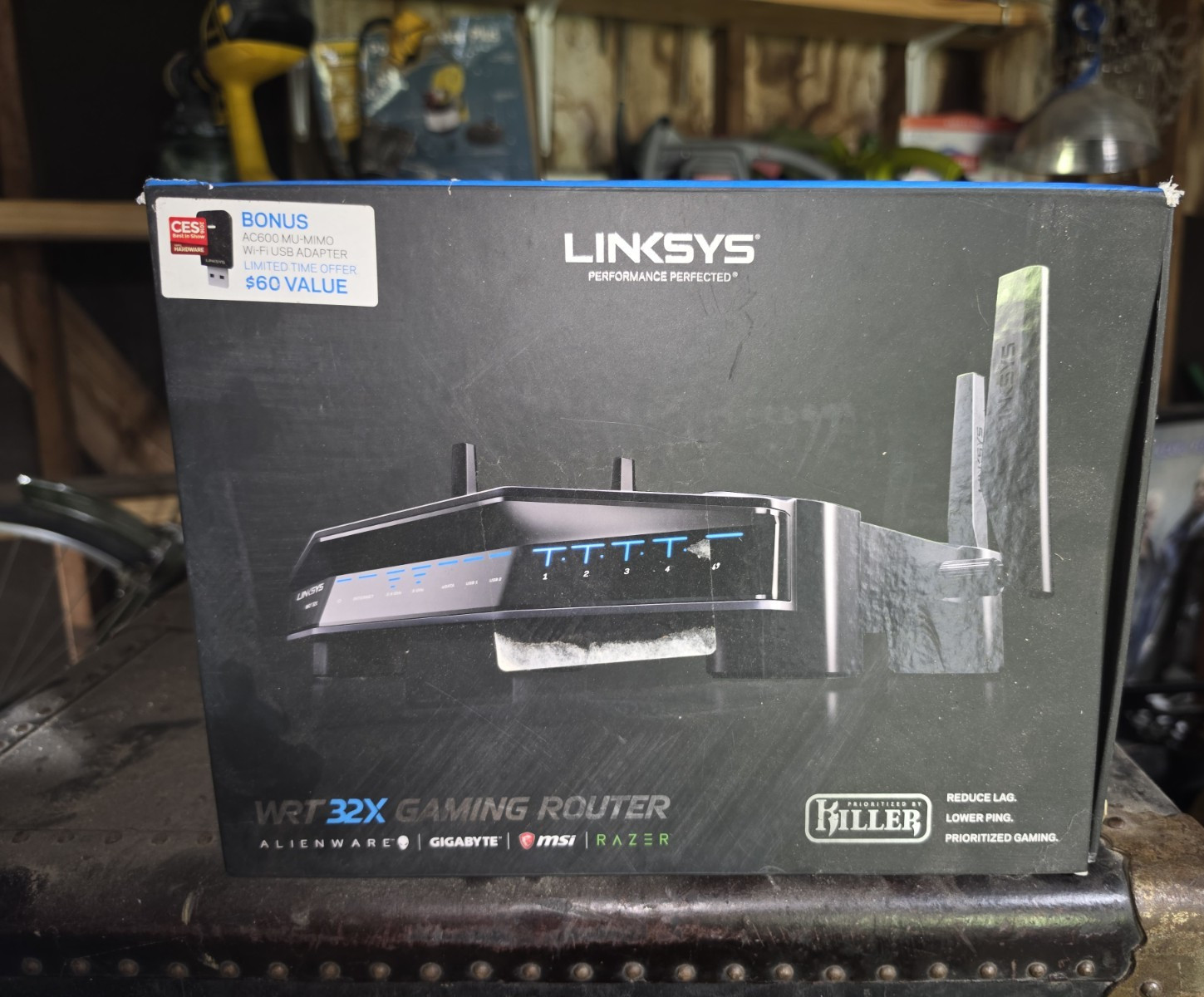 Linksys WRT32X AC2600 Dual-Band MU-MIMO Gaming Router, 4-Port Gigabit