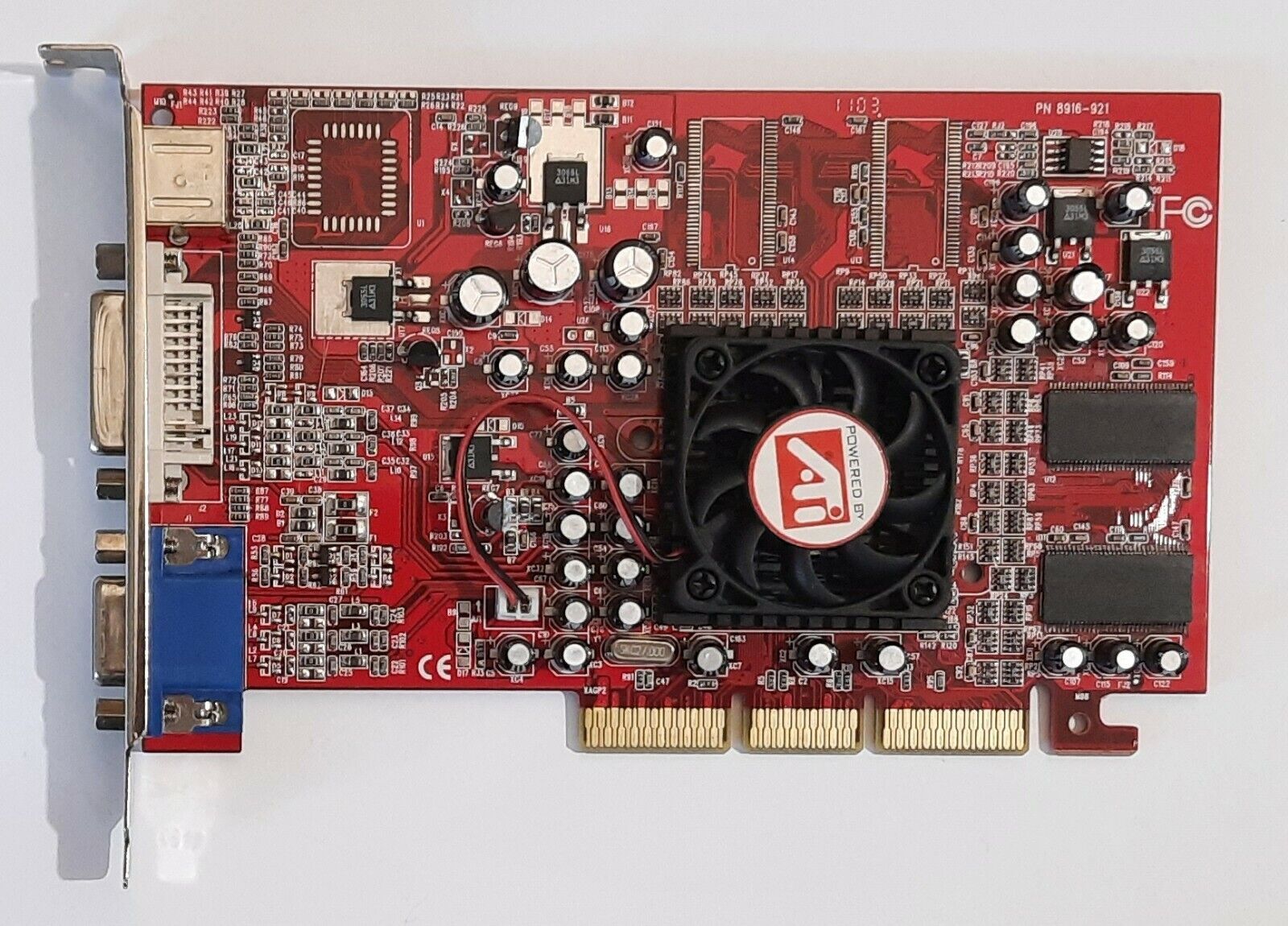 Connect 3D Radeon 7500 AGP Graphics Card (ATI, C3D, 64MB DDR, Retro, 2003)