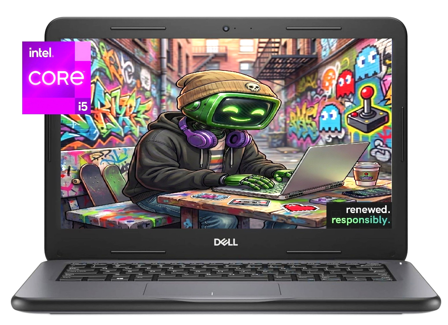 13.3" TouchScreen Dell Latitude Laptop: Intel i5 8GB RAM 256GB SSD Zorin O.S