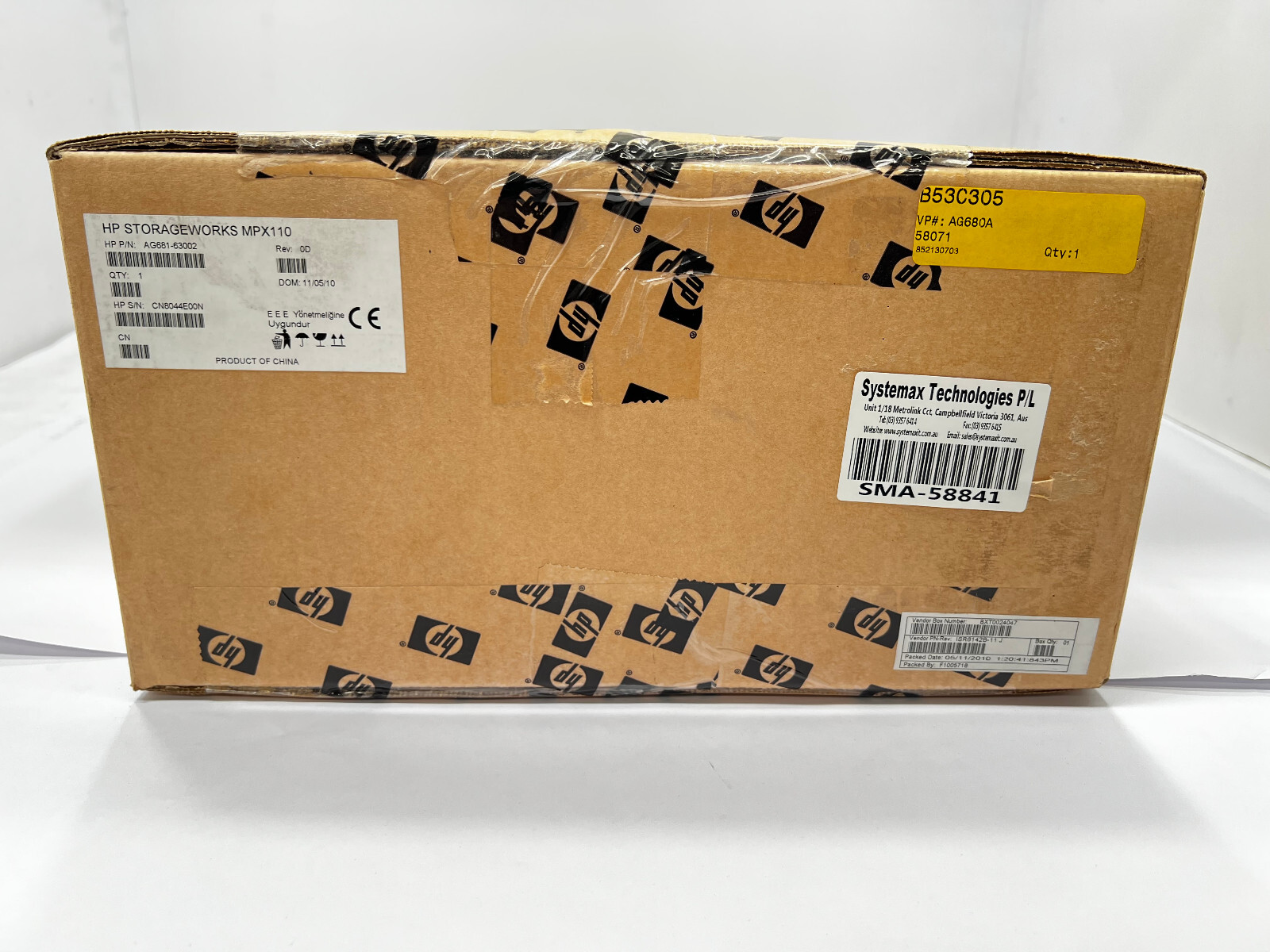 HP MPX110 StorageWorks IP Distance Gateway Upgrade Kit AG681-63002