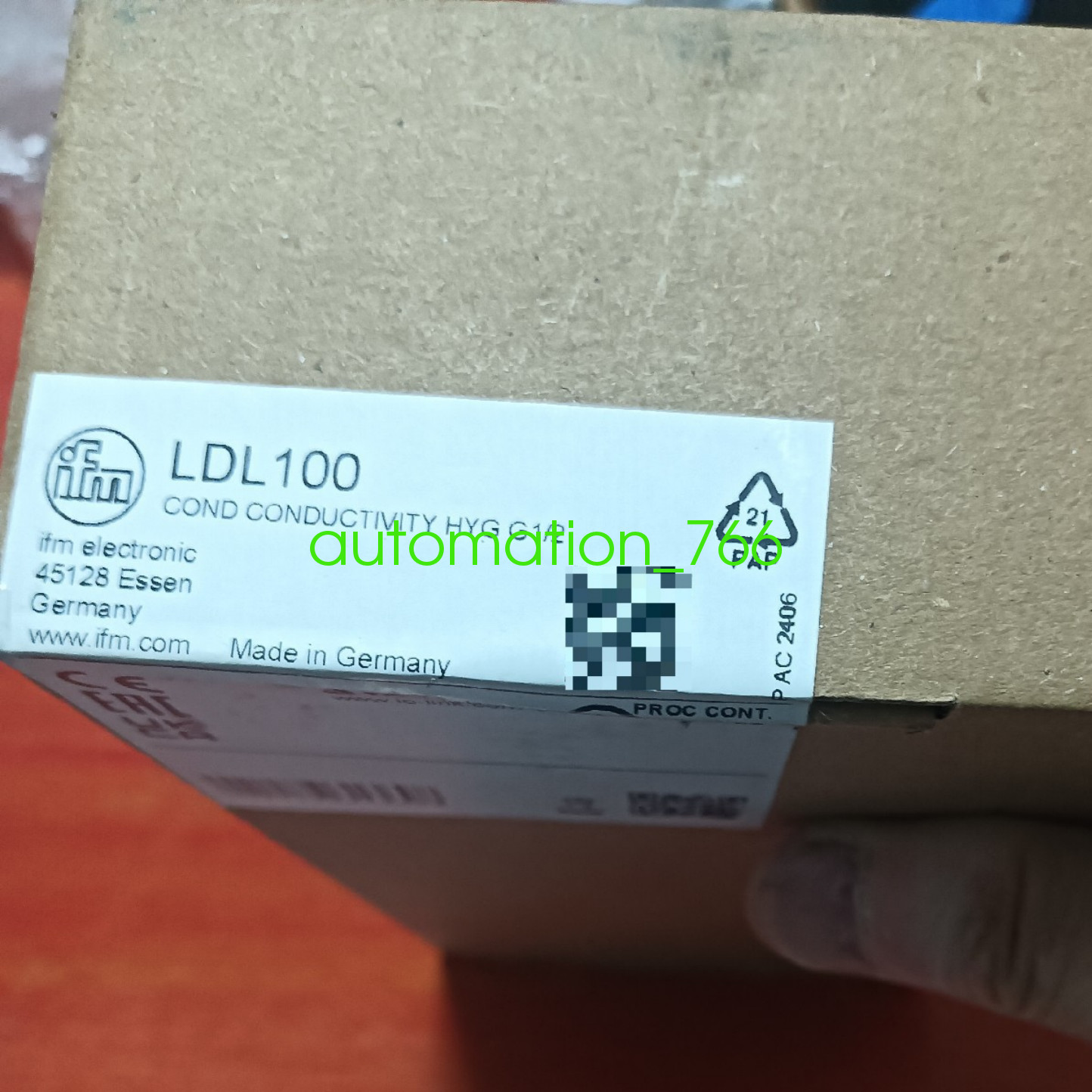 1PC Brand New IFM LDL100 Sensor Via DHL or Fedex