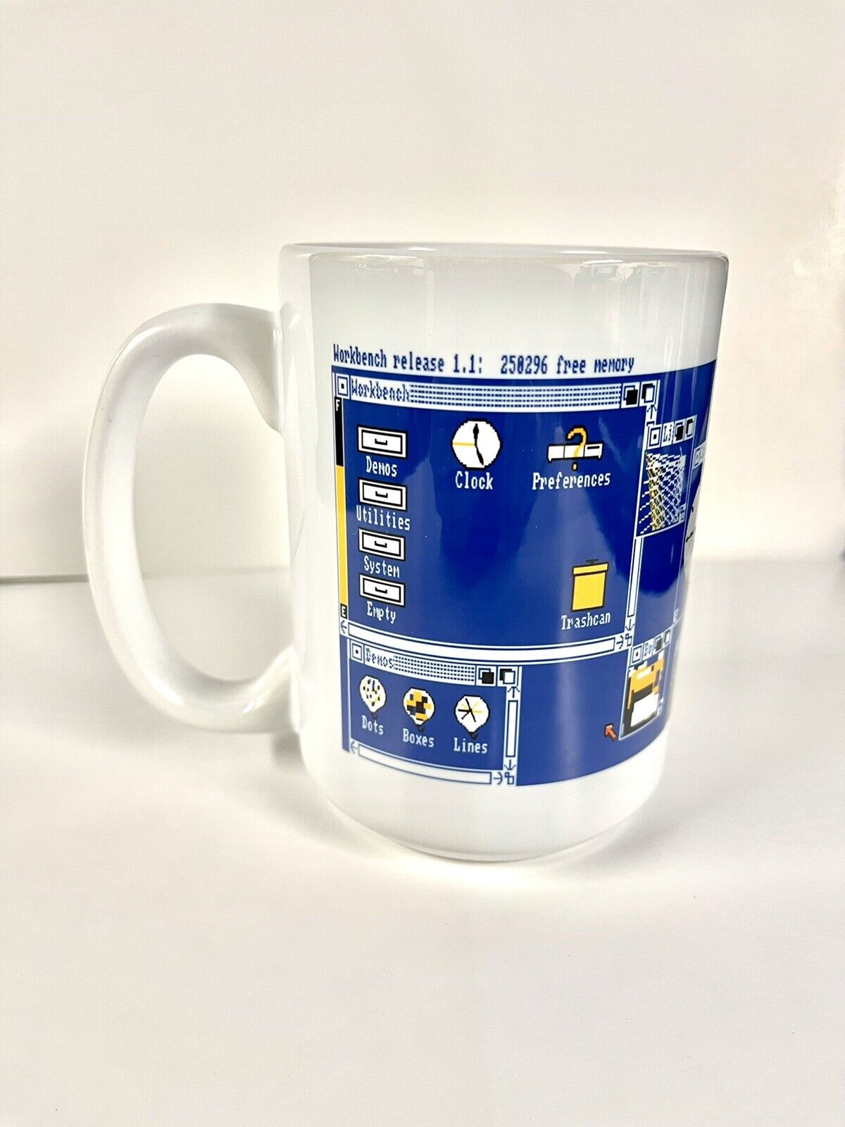 Commodore Amiga Workbench Mug - 15 Oz Coffee Mug - Amiga 1000