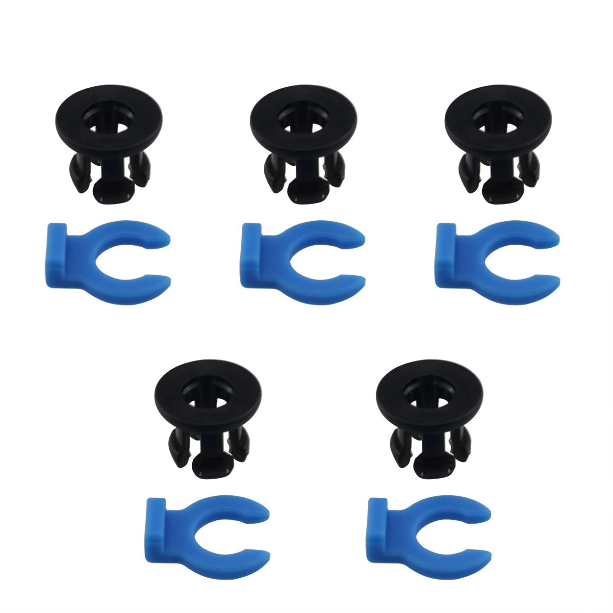 10PCS Bowden Tube Coupling Collet Clamp Clip Bowden Collet and Clip Set for A...