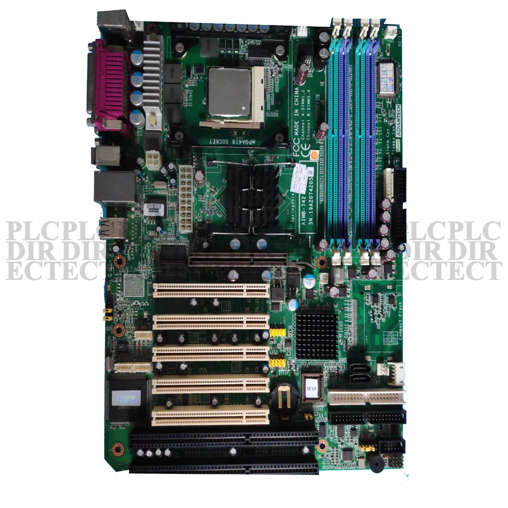 Used ADVANTECH AIMB-742 Rev A2 Industrial Motherboard