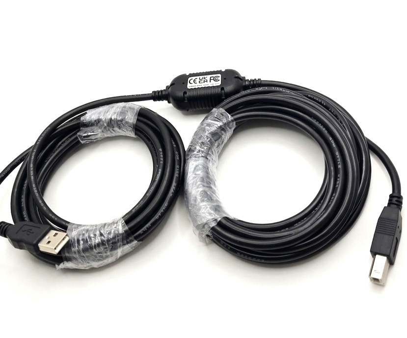 C2G 25ft USB A to B Active Cable Center Booster 38989 Black New U8