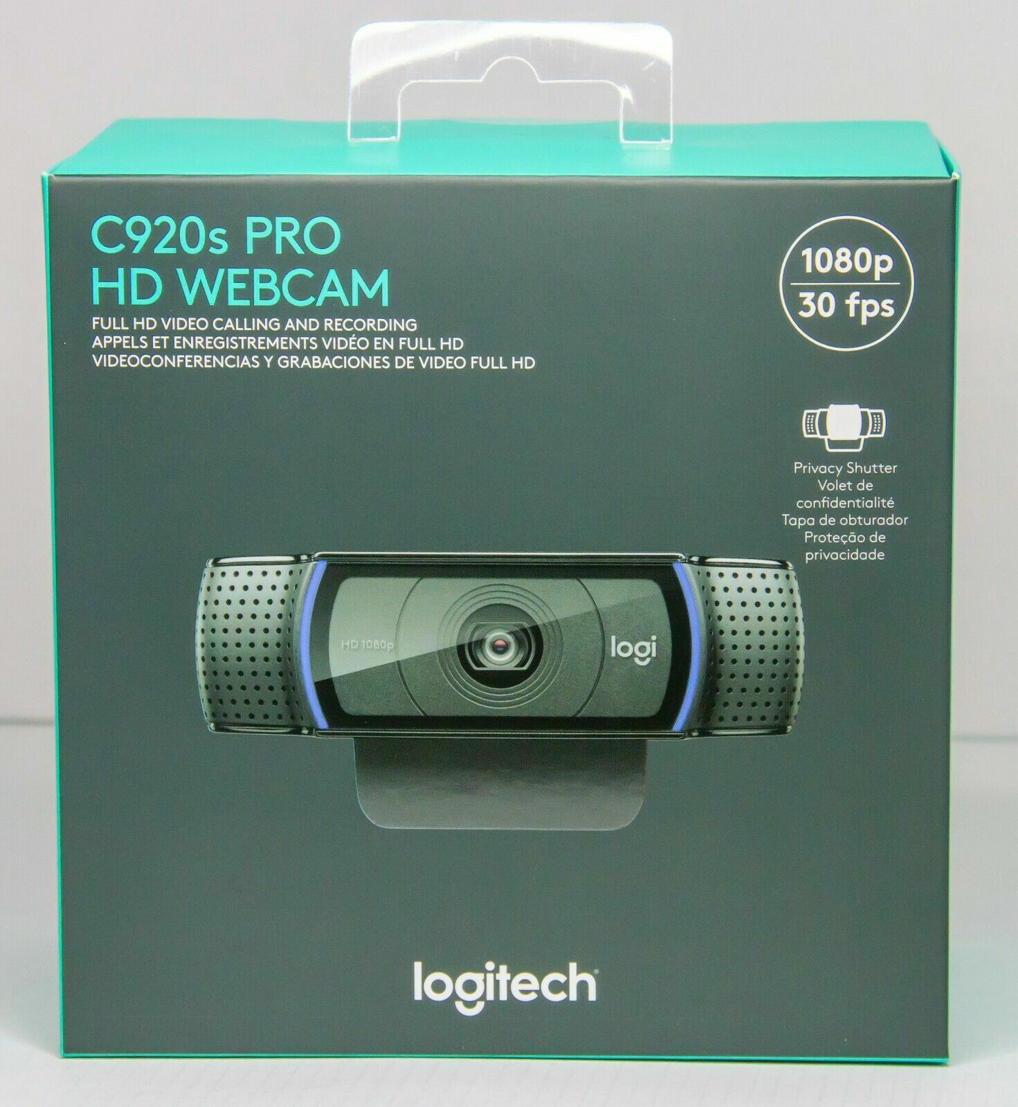 Logitech C920s Pro HD 1080p Webcam with Privacy Shutter NEW, IN HAND, Ships Now