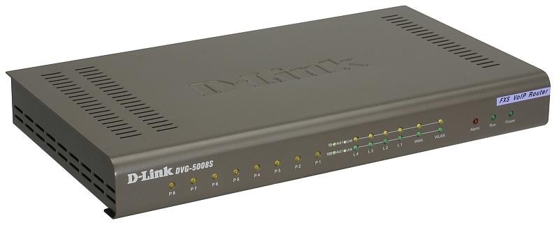 D-Link VOIP Station Gateway 8 Port (8X FXP + 4X Gigabit Lan) DVG-5008SG 2 Years