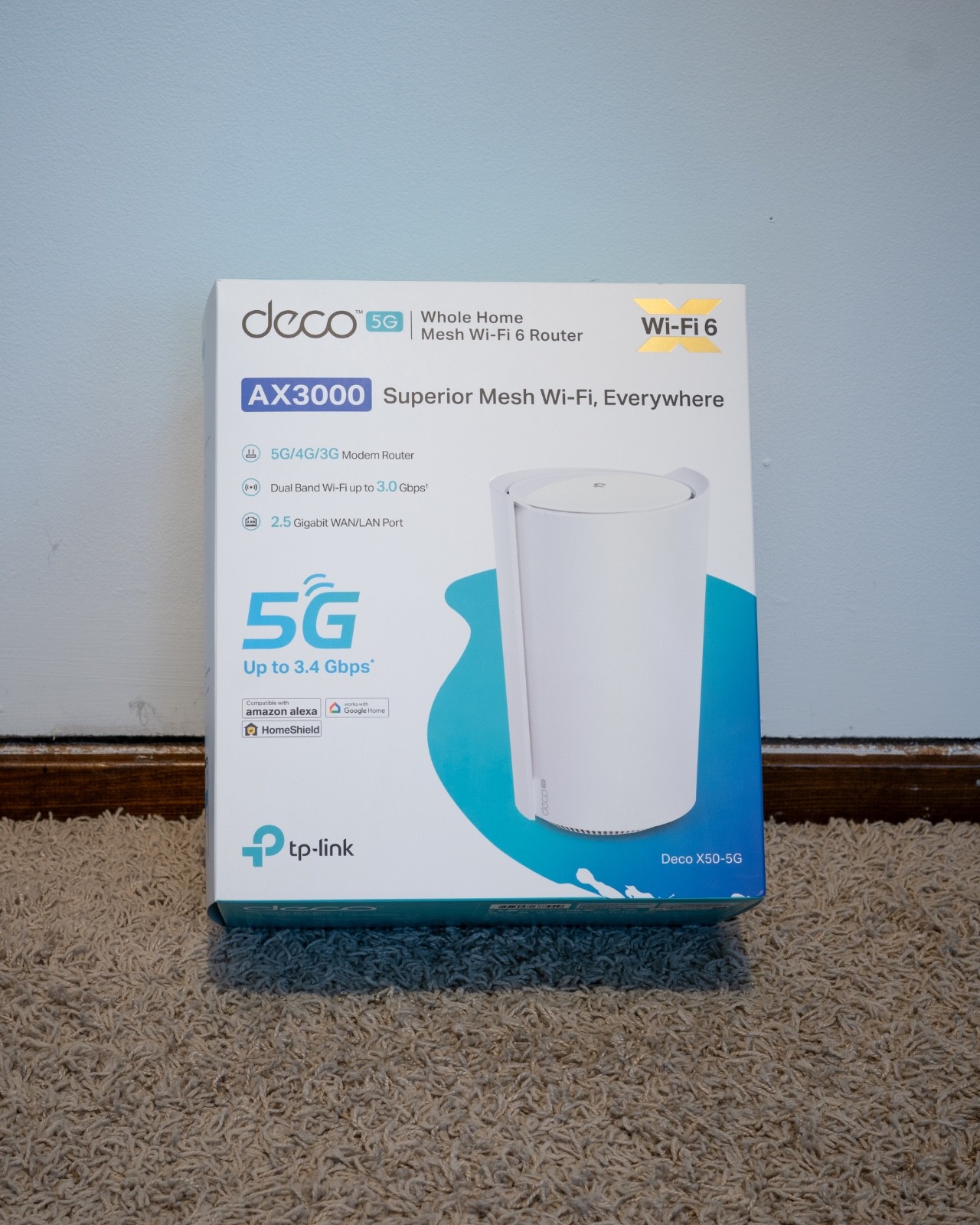 TP-Link Deco X50-5G AX3000 5G Mesh WiFi 6 Router